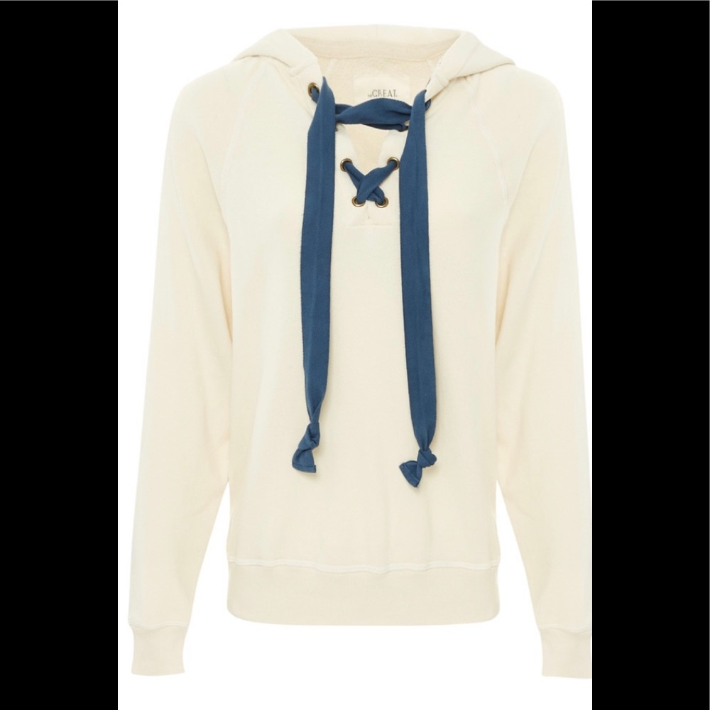 THE GREAT NWT Tie Hoodie